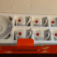 Set tazzine Gaggia e bicchieri Nuovi sigillati