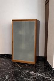 Mobile vetrinetta moderno in legno+vetro satinato