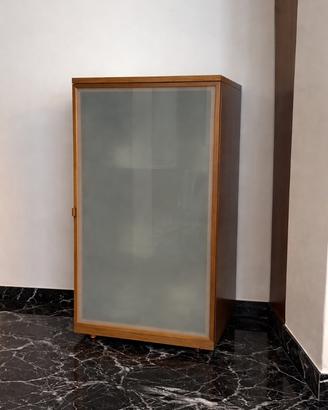 Mobile vetrinetta moderno in legno+vetro satinato