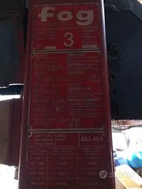 Ponte per auto 4 colonne