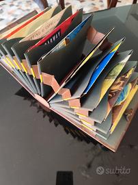 Dischi vinile con custodia.