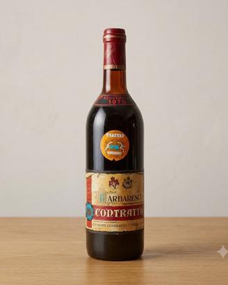 Barbaresco DOC 1975 GIUSEPPE CONTRATTO Canelli