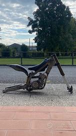 Prototipo moto con motore kart