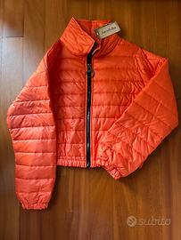 Giacca donna tipo piumino arancione