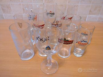 Bicchieri da birra di varie marche