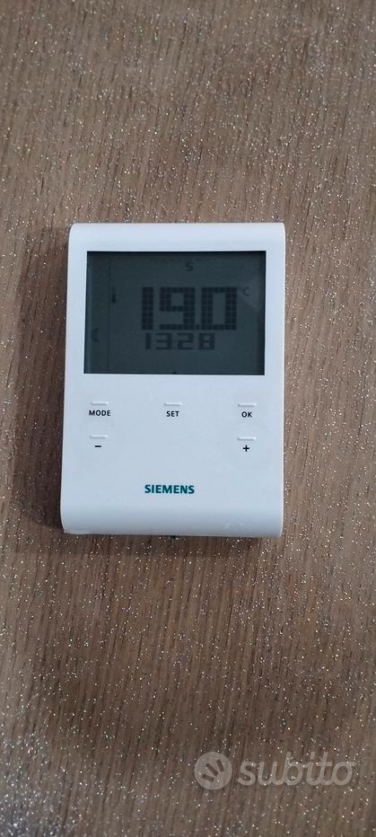 Termostato Digital Cronotermostato Siemens Rde Manual De