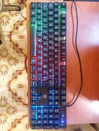 Tastiera Pc gaming RGB  Led anti ghosting