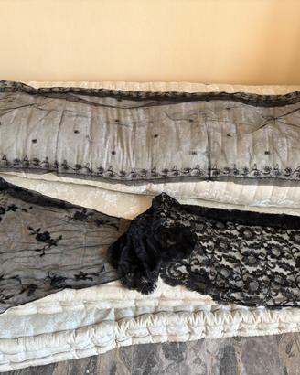Foulard in pizzo nero anni 50