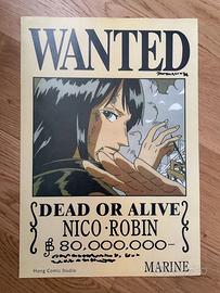 Poster One Piece WANTED Nico Robin 29x42