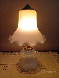 Lampade da comodino murano opalino 