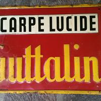Insegna litografata Guttalin