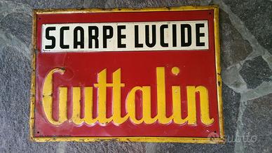 Insegna litografata Guttalin