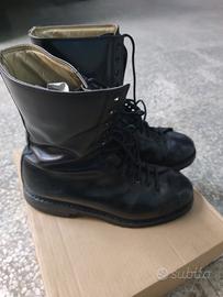 Anfibi militari stivaletti modello paracadutisti 