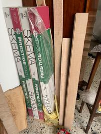 Pavimento laminato Prestige Gold, living, skema