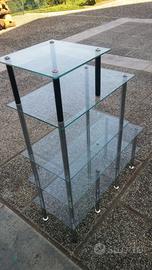 Vetrinetta multipiano in cristallo temperato