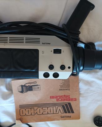 Telecamera vintage anni 80 Philips