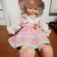 rara bambola tutta in pezza zz made in italy cm 35