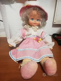 rara bambola tutta in pezza zz made in italy cm 35