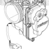 CORPO FARFALLATO KTM 690 smc