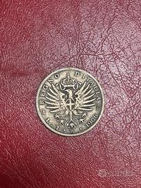 Moneta 1 lira 1906 Argento