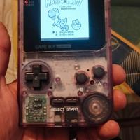 GAMEBOY POCKET ATOMIC PURPLE CON SCHERMO IPS