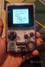 GAMEBOY POCKET ATOMIC PURPLE CON SCHERMO IPS
