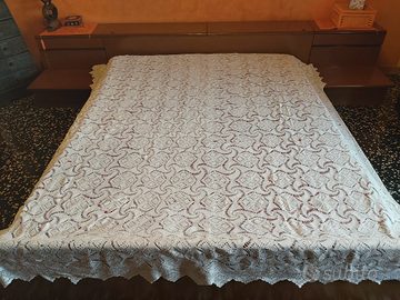 Copriletto Matrimoniale lavorato uncinetto