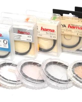HOYA HAMA 10 FILTRI 49mm per Fotografia Colori B/N