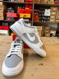 Nike Dunk Low Grigio e Bianco37.5 Nuove Originali