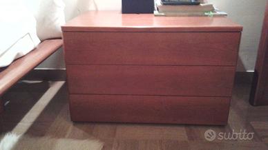 Comodini design ciliegio