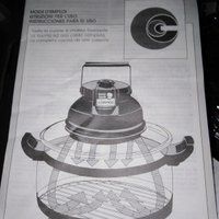 Forno Multifunzione portatile Elettrico Ventilato