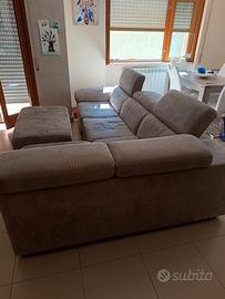 divano con penisola come nuovo 