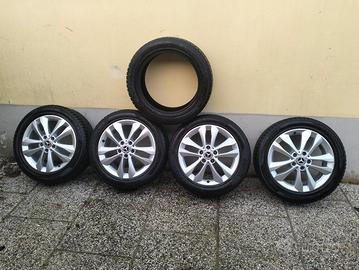 cerchi in lega da 17 mercedes+5 gomme invernali