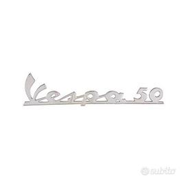 Targhetta anteriore Vespa 50 tre marce