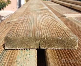 Parquet per esterno decking in Pino