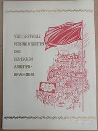 Francobolli DDR 1971 e 1985 Personalità meritevoli