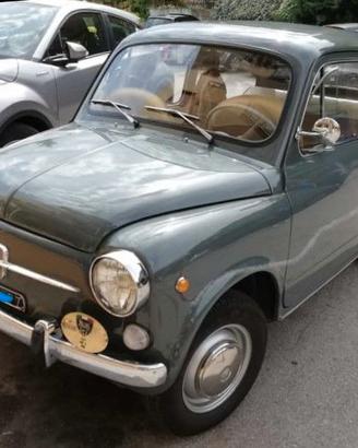 Fiat 600 D fanalona 1969 ASI ORO - da concorso