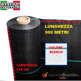 Telo per pacciamatura 210cm x 300m 100gr/mq