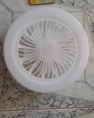 Lampadario con ventilatore  e telecomando