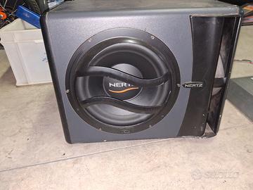 subwoofer hertz più amplificatore 