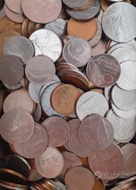 lotto 100 monete repubblica italiana lire 