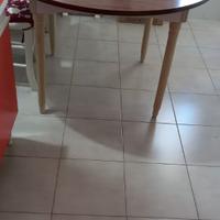 TAVOLO TONDO ALLUNGABILE 4/6 COMMENSALI