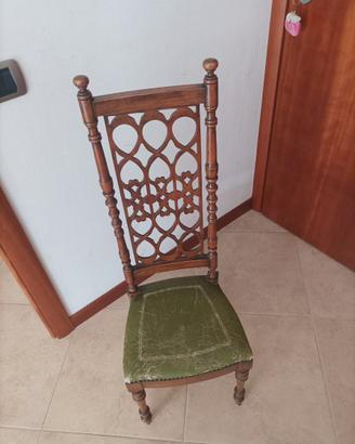Piccola sedia vintage anni 50 60