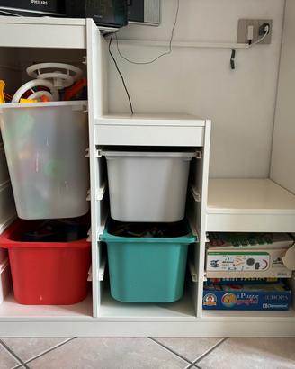 Mobile contenitore in legno trofast ikea