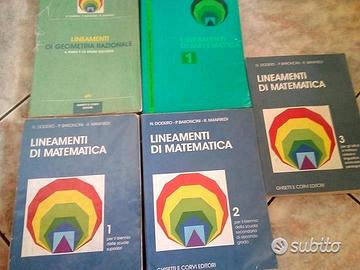 libri matematica vintage superiori 