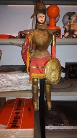 marionetta siciliana in legno e metallo