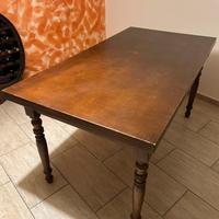 Tavolo legno massello noce 85x160/200/240