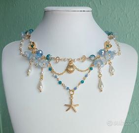 Collana artigianale tema "mare"