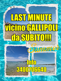 Vacanze in Salento vicino GALLIPOLI