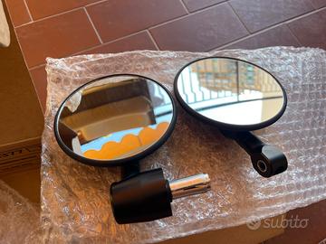 Specchietti bar-end moto Rivale con accessori